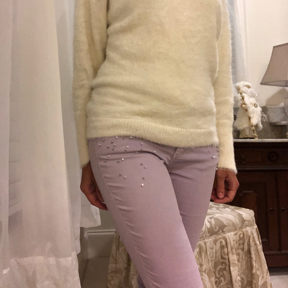Only” Purple / Violet jeans, beaded - Size S - Picture 5 of 8